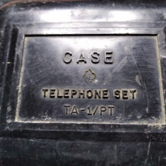 US MILITARY TELEPHONE SET TA-1 PT FIELD PHONES AND CASE