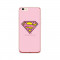 Husa LG V30 - Superman Electro-Glitter 009 (Roz-Auriu)