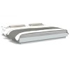 VidaXL Cadru de pat alb 180x200 cm din lemn prelucrat 3281168