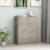 Cumpara ieftin Dulap, gri beton, 60x30x75 cm, lemn prelucrat