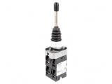Joystick Comutator 22mm Pozitie Stabilă Negru