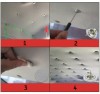 Kit pentru reparatia plafonului auto, Zola, 60 de nituri de reparatie, din metal si plastic, lungime surub 13