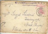 NI778 Plic cu ștampila K u K Feldartilleriegiment N 110, 1918, Feldpost 529, circulat de pe frontul italian la Arad