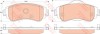 Set placute frana,frana disc CITROEN C4 II (B7) (2009 - 2016) TRW GDB1917