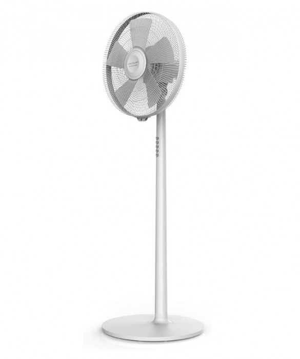 Ventilator cu picior Cecotec EnergySilence 540 Smart de 55 W, alb - SECOND
