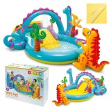 Centru de joaca acvatic cu tobogan Dino Intex 57135NP