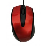Mouse cu fir elSales ELS-278 , 3 butoane , lungime cablu 1.5 m , universal , rosu