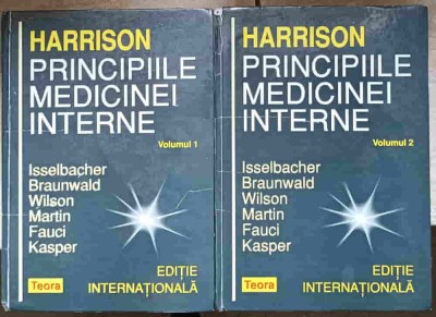 HARRISON PRINCIPIILE MEDICINEI INTERNE VOL.1-2-ISSELBACHER, BRAUNWALD, WILSON, MARTIN, FAUCI, KASPER foto