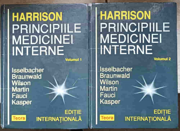 HARRISON PRINCIPIILE MEDICINEI INTERNE VOL.1-2-ISSELBACHER, BRAUNWALD, WILSON, MARTIN, FAUCI, KASPER-238012