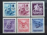 Seria Completă Boemia și Moravia 1942-1943 - Ajutorul de Iarnă, Catedrala Sf. Vitus, 6v, Neștampilate (Mi. 100-105) -A242