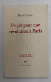 PROJET POUR UNE REVOLUTION A PARIS par DAVID DI NOTA , 2004