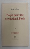 PROJET POUR UNE REVOLUTION A PARIS par DAVID DI NOTA , 2004