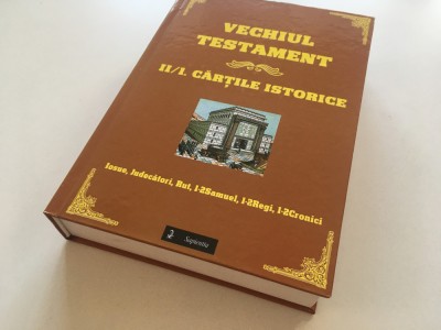 BIBLIA CATOLICA VT CARTILE ISTORICE II-1IOSUE JUDECATORI RUT SAMUEL REGI CRONICI foto