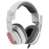 Casti gaming cu fir Logitech A10, Multiplatforma, Microfon, Alb