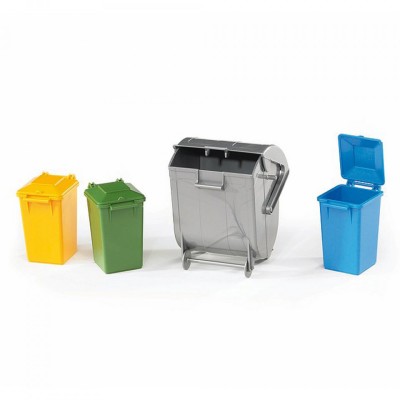 Bruder - Accesorii - Set Pubele Gunoi foto