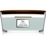 Woodwick Sagewood &amp; Seagrass lum&acirc;nare parfumată cu fitil din lemn (hearthwick) 453,6 g