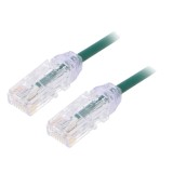 Patch cord PANDUIT TX6-28&trade;, U/UTP 6 litat Cu LSZH verde 1m 28AWG
