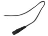 Cablu DC 5,5/2,1 Soclu Drept Negru 0,25m, WEST POL