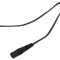 Cablu DC 5,5/2,1 Soclu Drept Negru 0,25m