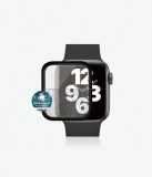 PanzerGlass - Geam Securizat Full Silicone pentru Apple Watch Series 4, 5, 6, SE 40mm, black