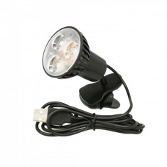 Lampa USB Light Super Bright 3 LED Port Clip On Spot Pentru laptop Laptop PC foto