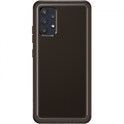 Husa TPU Samsung Galaxy A32 LTE A325, Clear Cover, Neagra EF-QA325TBEGEU foto