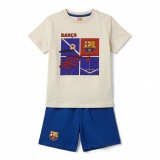 Dětsk&eacute; pyžamo BARCELONA FC Short beige - 5 let