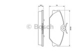 Set placute frana,frana disc RENAULT MEGANE II (BM0/1, CM0/1) (2002 - 2011) BOSCH 0 986 424 533