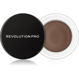 Revolution PRO Brow Pomade pomadă pentru spr&acirc;ncene culoare Soft Brown 2.5 g