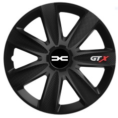 Set 4 Capace Roti GTX Negru Carbon R17, Compatibil Cu Dacia Nou