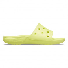 Papuci Classic Crocs Slide Iconic Crocs Comfort Galben - Citrus