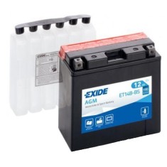Baterie moto 12V 12Ah (YT14B-BS) AGM fara mentenanta (sigilata) Exide
