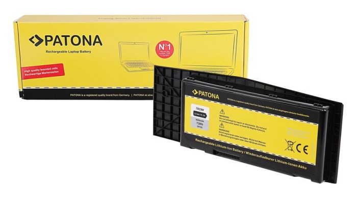 Baterie PATONA f. Dell Alienware M17X M17x R3 M17x R4 MX 17xR3 MX 17xR4 318-0397 451-11817 7XC9N BTYVOY1 C0C5M