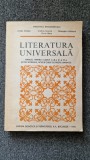 LITERATURA UNIVERSALA. Manual pentru clasele a XI-a si a XII-a - O. Drimba