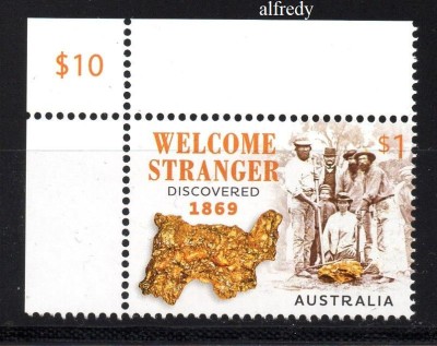 Australia 2019, Minerale. Pepita de aur, serie neuzata, MNH foto