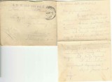 NI767 Plic cu ștampila M kir 300 honv&eacute;d gyalog ezred și scrisoare, 1918, circulat Arad, Feldpost 397