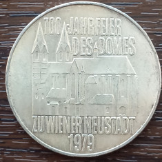 (A25) MONEDA DIN ARGINT AUSTRIA - 100 SCHILLING 1979, DOMUL WIENER NEUSTADT