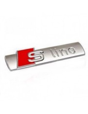 Emblema autoadeziva metalica Audi S line