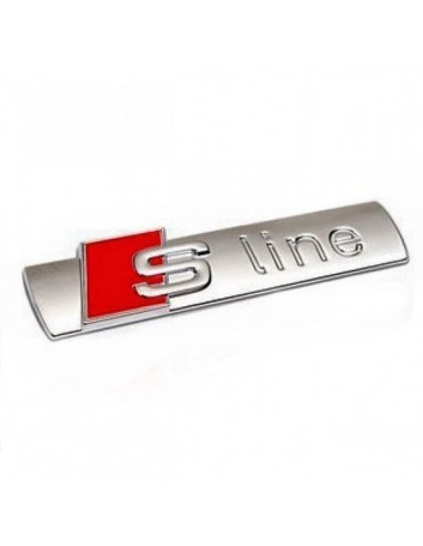 Emblema autoadeziva metalica Audi S line