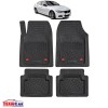 Covorase Auto TeamCar&reg; Tip Tavita Compatibile BMW Seria 3 F30/F31/F34 (2012&ndash;2019) Negru Material Rezistent, Cauciuc