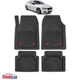 Covorase Auto TeamCar&reg; Tip Tavita Compatibile BMW Seria 3 F30/F31/F34 (2012&ndash;2019) Negru Material Rezistent, Cauciuc