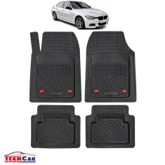Covorase Auto TeamCar&reg; Tip Tavita Compatibile BMW Seria 3 F30/F31/F34 (2012&ndash;2019) Negru Material Rezistent