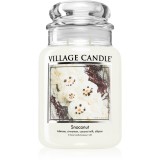 Village Candle Snoconut lum&acirc;nare parfumată (Glass Lid) 602 g