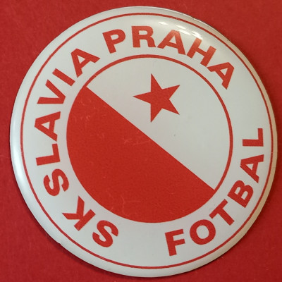 Magnet (frigider) fotbal - SK SLAVIA PRAGA (Cehia) foto