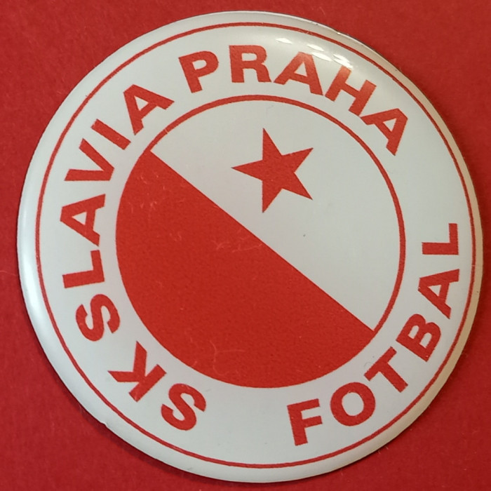 Magnet (frigider) fotbal - SK SLAVIA PRAGA (Cehia)
