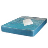 Set Saltea ortopedica cu spuma, Memory Foam Paris, 140x200x23cm, fermitate tare, cu spuma poliuretanica, memory foam 5 cm, sistem de aerisire perimetr