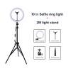 Lampa circulara LED 26 cm diametru,trepied 200 cm, telecomanda bluetooth inclusa, Dactylion