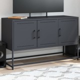 Cumpara ieftin Dulap TV, antracit, 100,5x39x60,5 cm, oțel