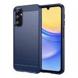 Husa carbon pentru samsung galaxy a15 4g / a15 5g, tech protects, blue