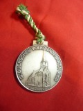 Medalia Biserica Catolica Gelsenk Buer ,sponsor Banca Volksbank ,d=4cm